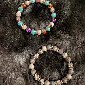 Beautiful Lava Stone Healing Bracelets